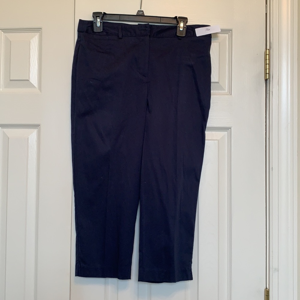 Navy Blue Capri